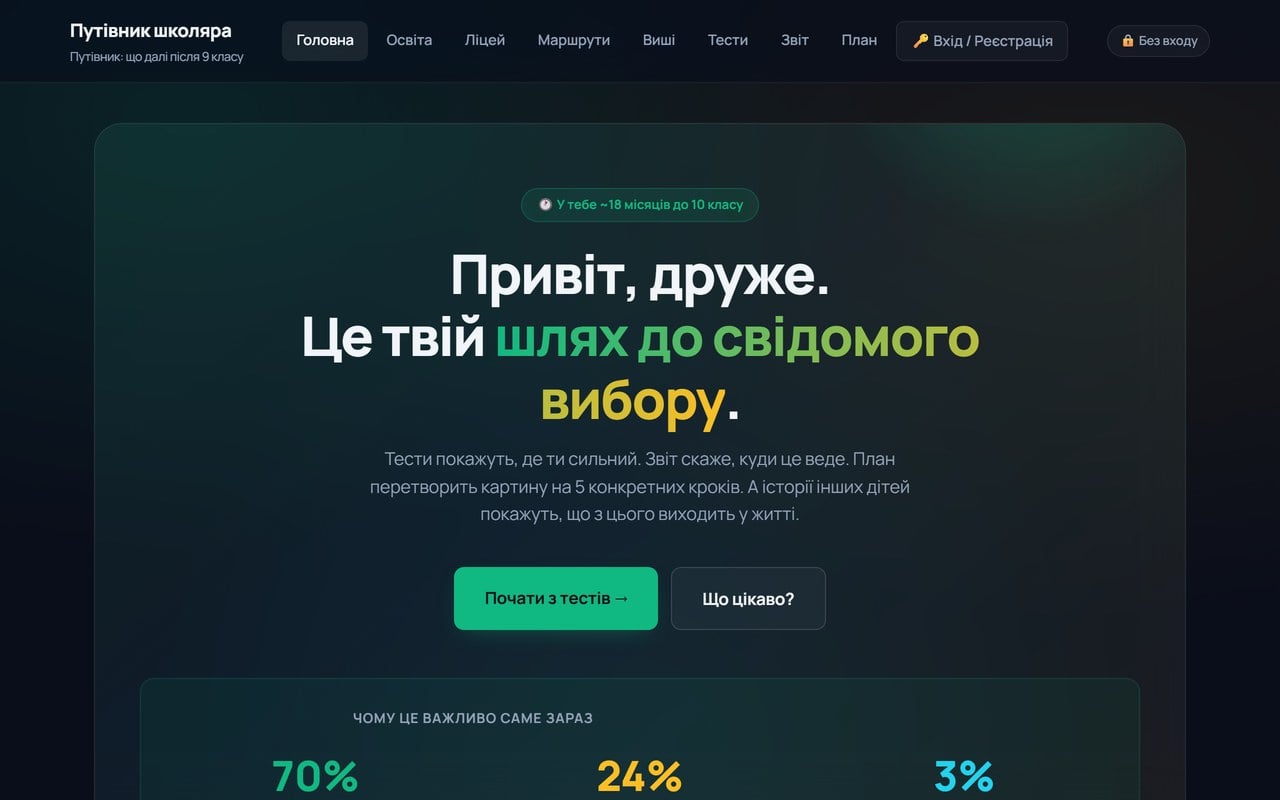 Путівник освіти